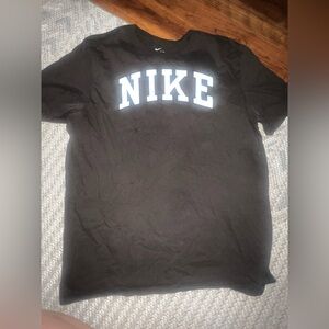 Nike Brown Tee with White Logo